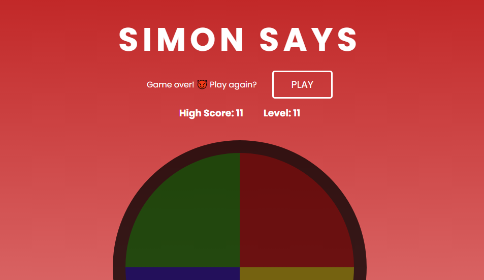 Juego Simon Says