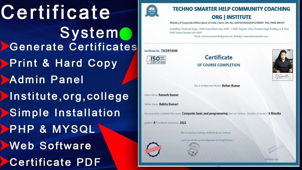 Certificate Generator. Topic Certificate. ECM Certificate. Signer Certificate mismatch.