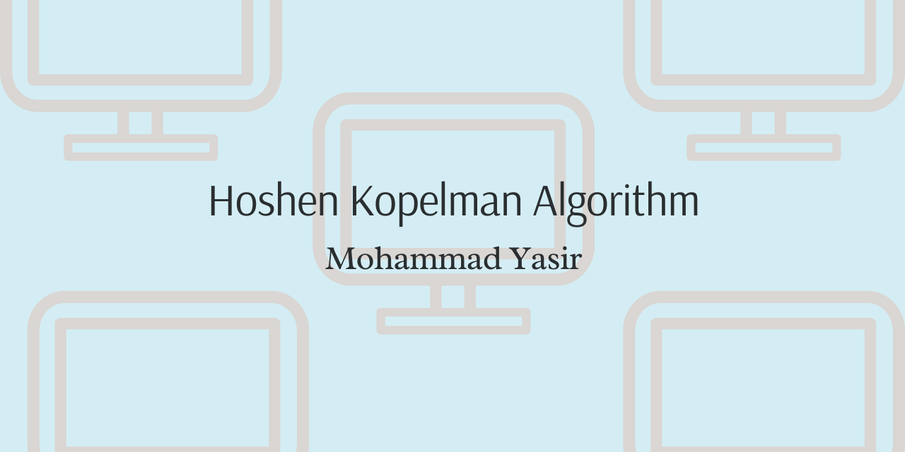 Hoshen-Kopelman-Algorithm