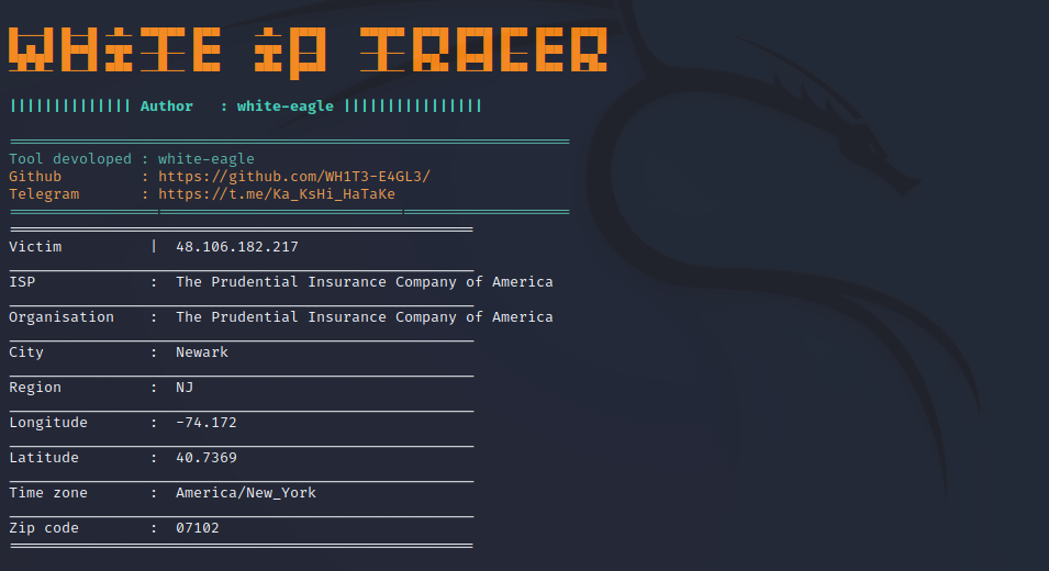 GitHub - whxitte/white-IpTracer: Just a simple light weight tool for ...