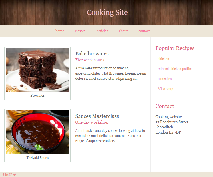 Cooking-Website