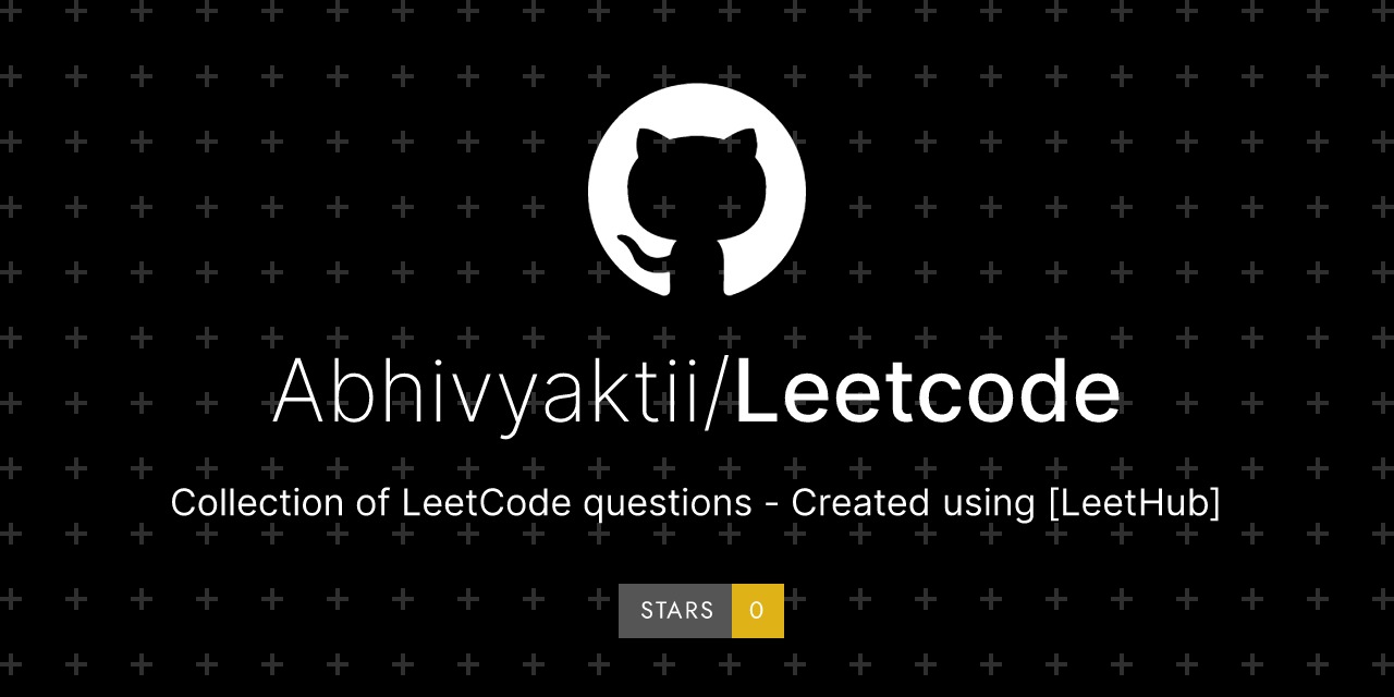 GitHub - Abhivyaktii/Leetcode: Collection Of LeetCode Questions To Ace ...