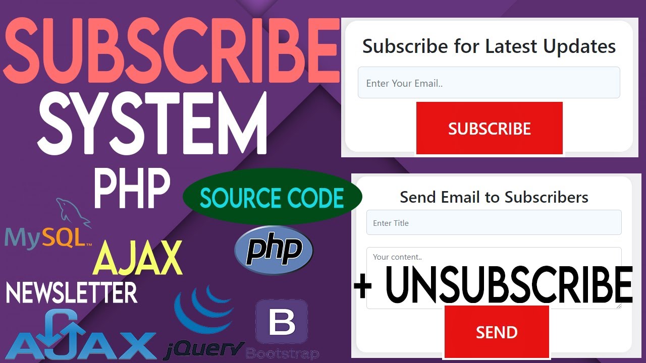 subscribe-system-in-php