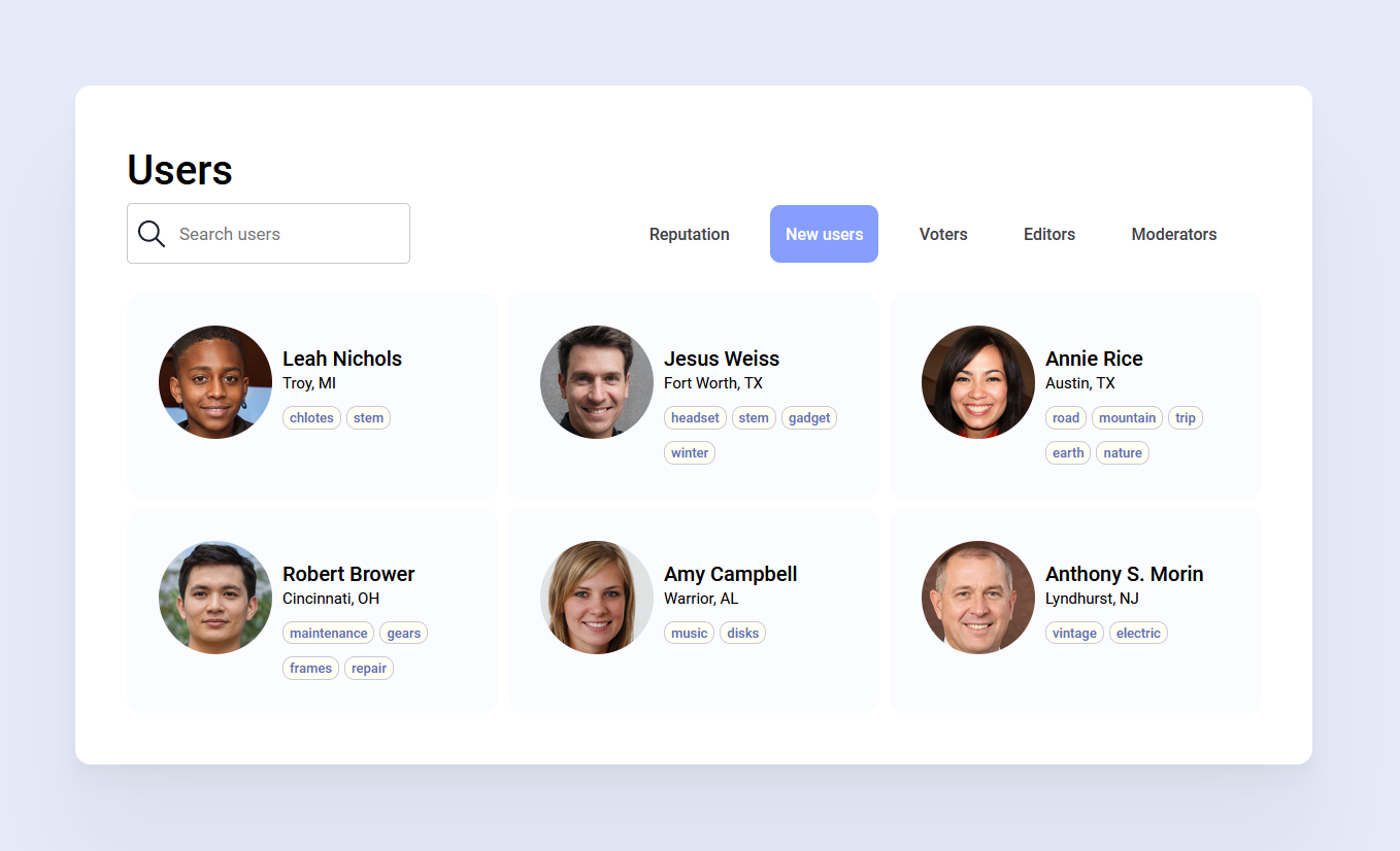 users · GitHub Topics · GitHub