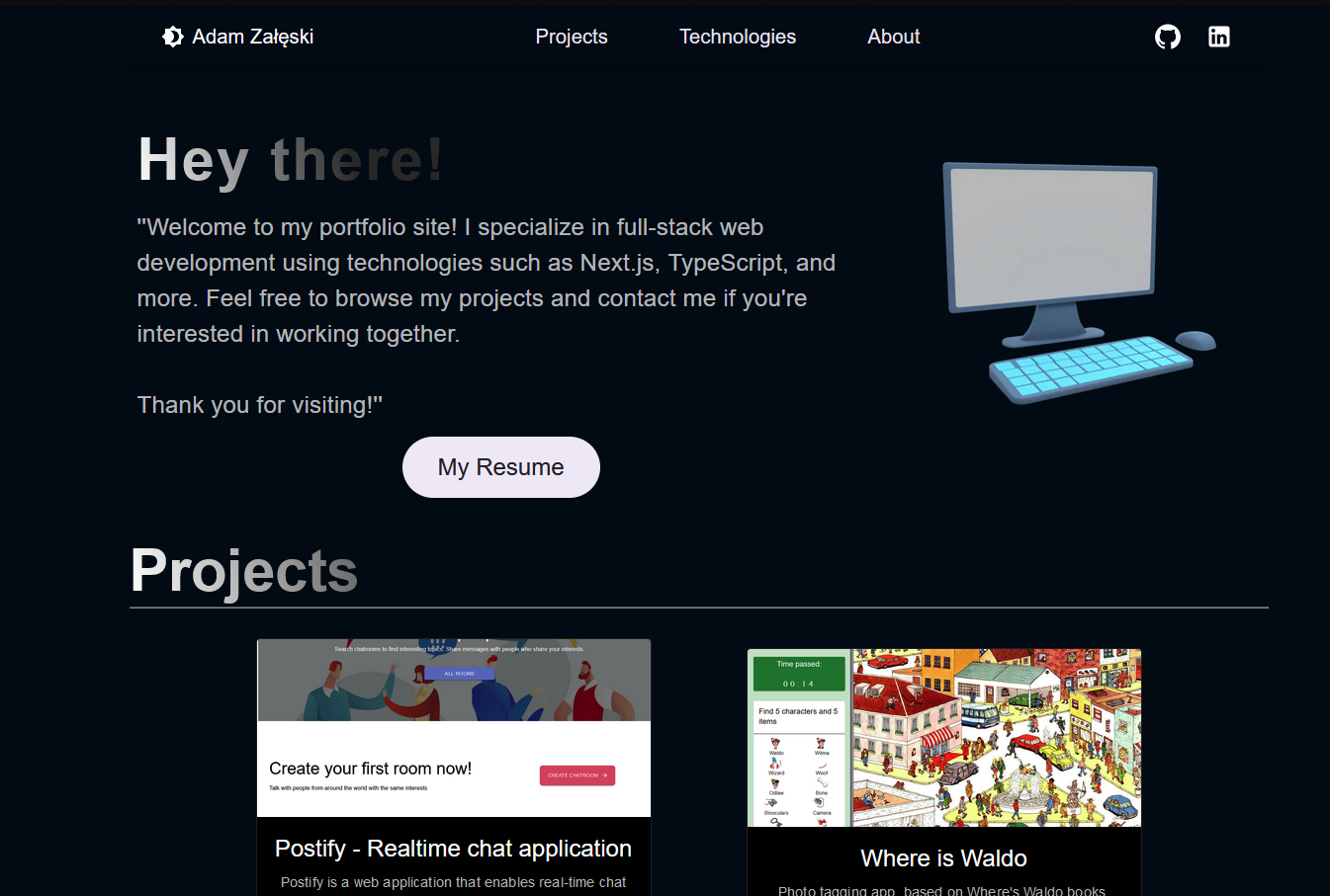 GitHub - Ren0xx/portfolio: Website where you can contact me and see my ...