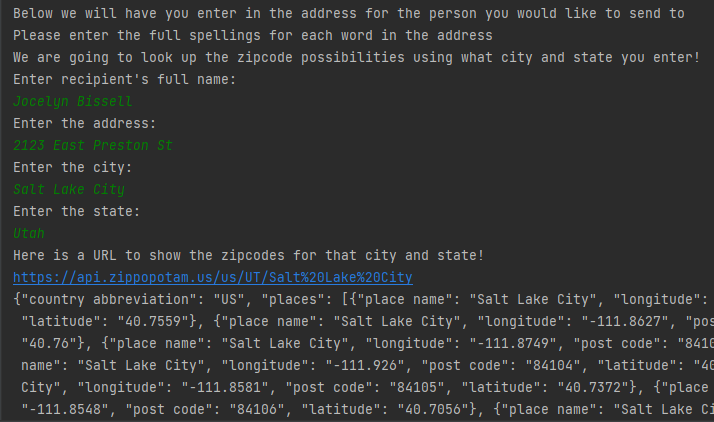 GitHub - jocelynbissell/ZipcodeFinder: Unsure of the zipcode for an ...