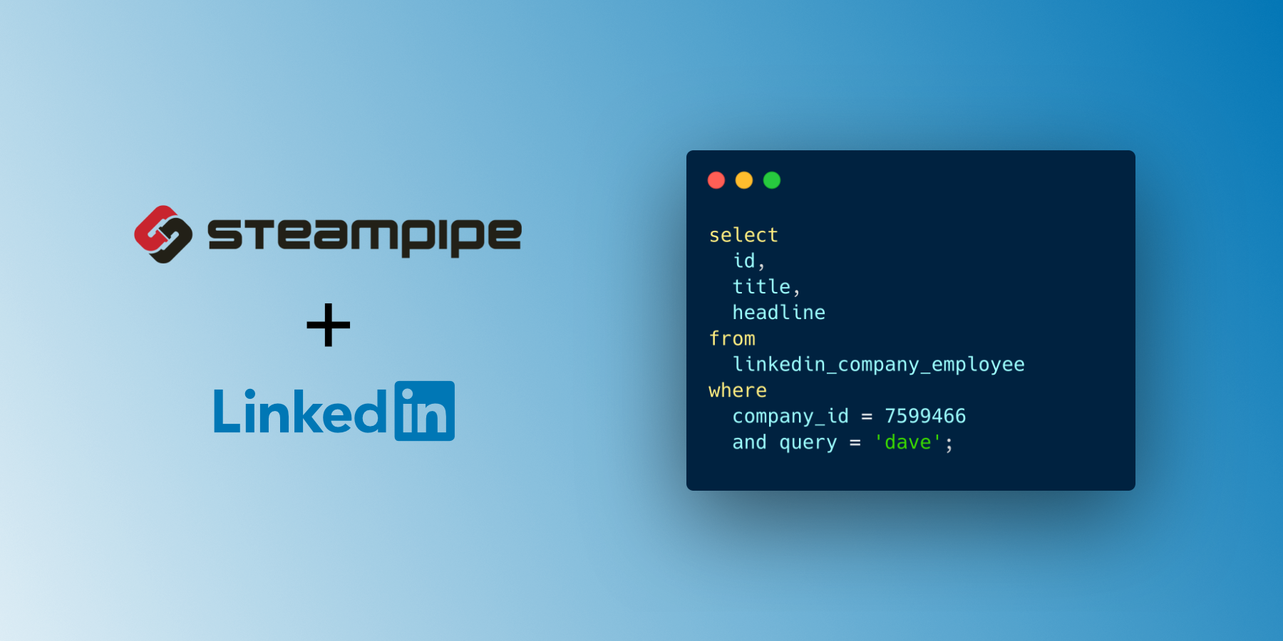 steampipe-plugin-linkedin