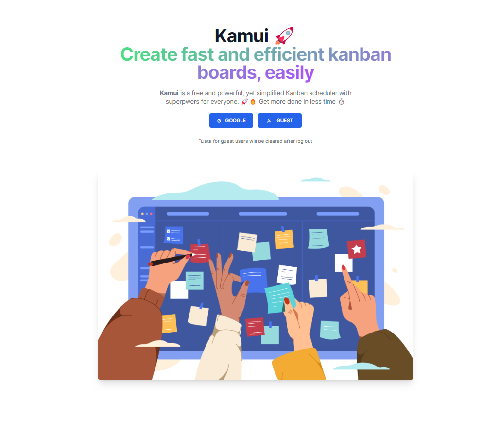 Github pranjalshikhar kamui create fast and efficient kanban boards