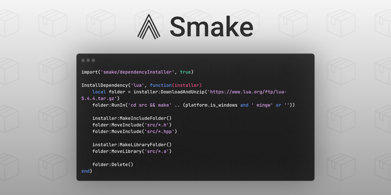 GitHub - Syntad/smake: Smake is an ultra fast build tool written in C++ ...