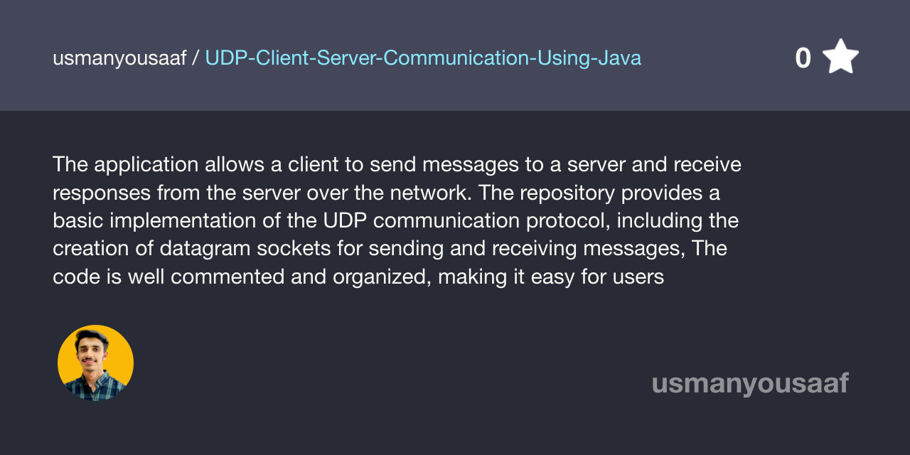 UDP-Client-Server-Communication-Using-Java