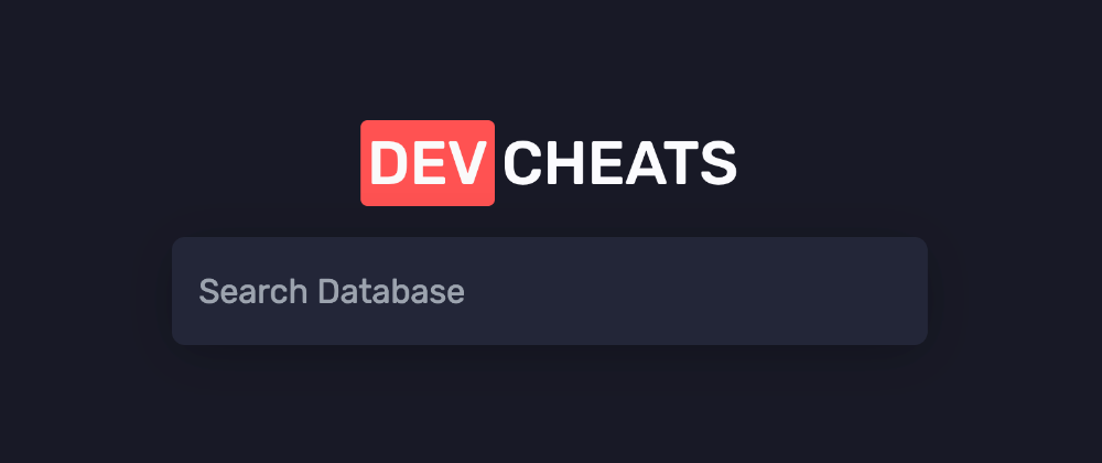 dev-cheats