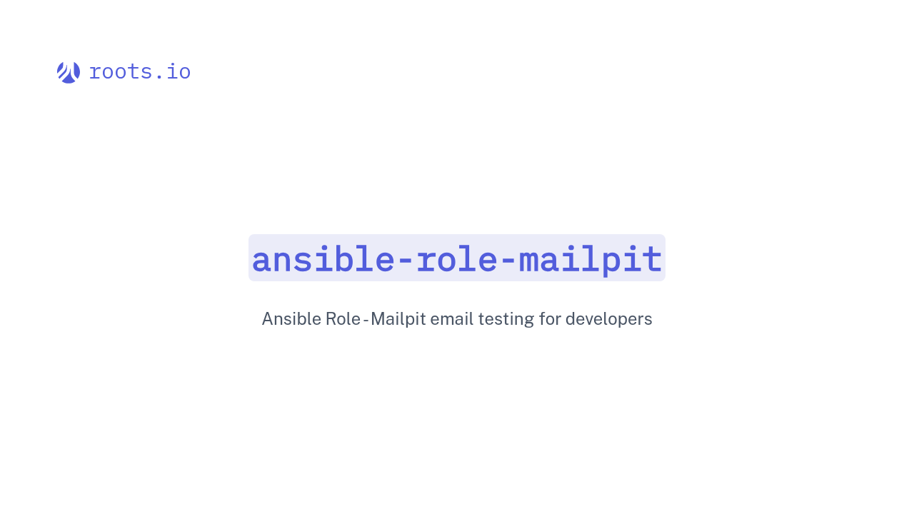 ansible-role-mailpit