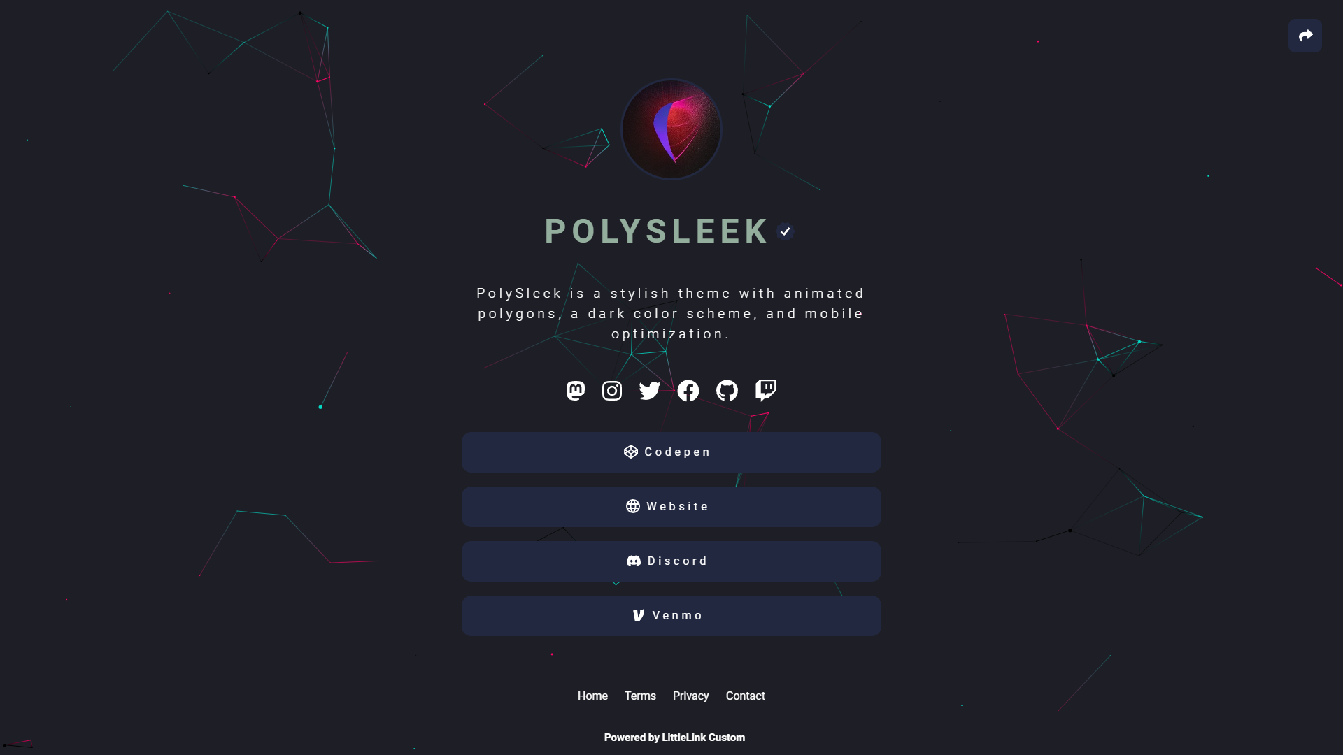 GitHub - LinkStackOrg/PolySleek: PolySleek is a sleek and modern theme ...