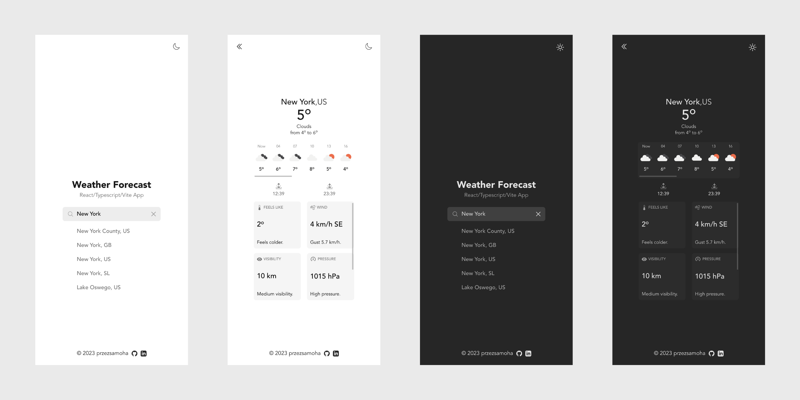 GitHub Przezsamoha weather forecast react app This App Lets You