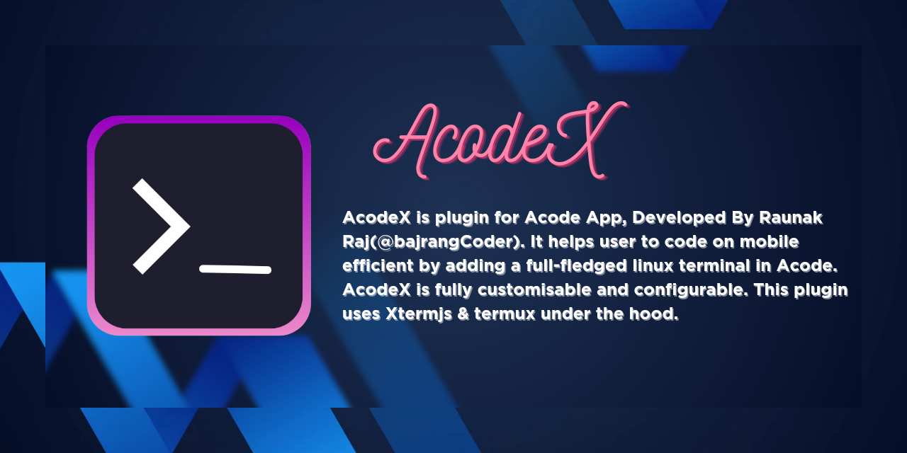 bajrangCoder/acode-plugin-acodex