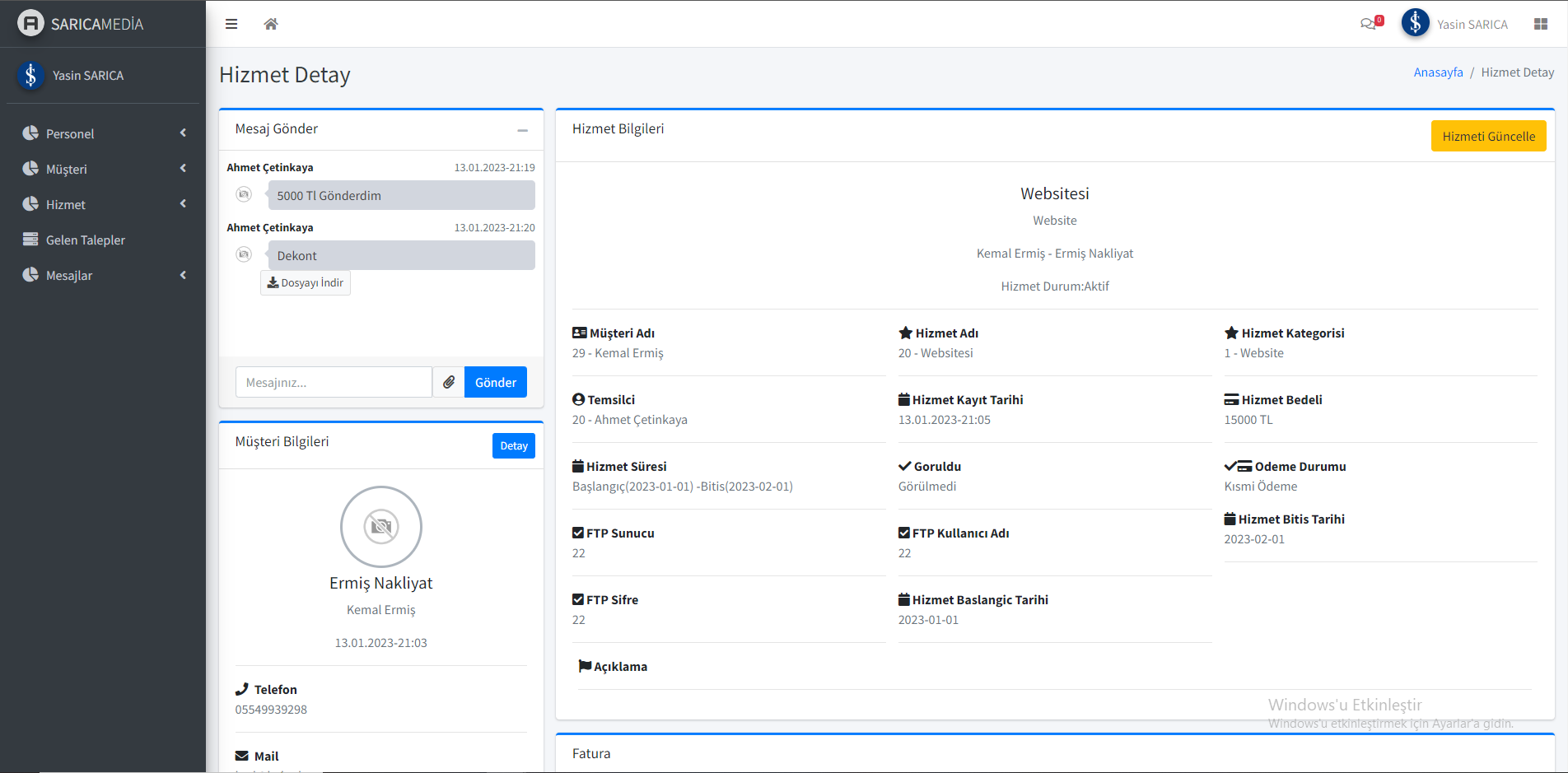 Github ysarica mini crm this is a small scale crm project developed