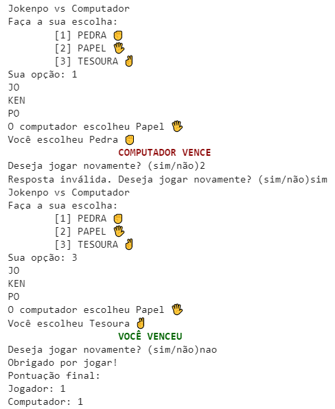 Exercício Python #045 - GAME: Pedra Papel e Tesoura 