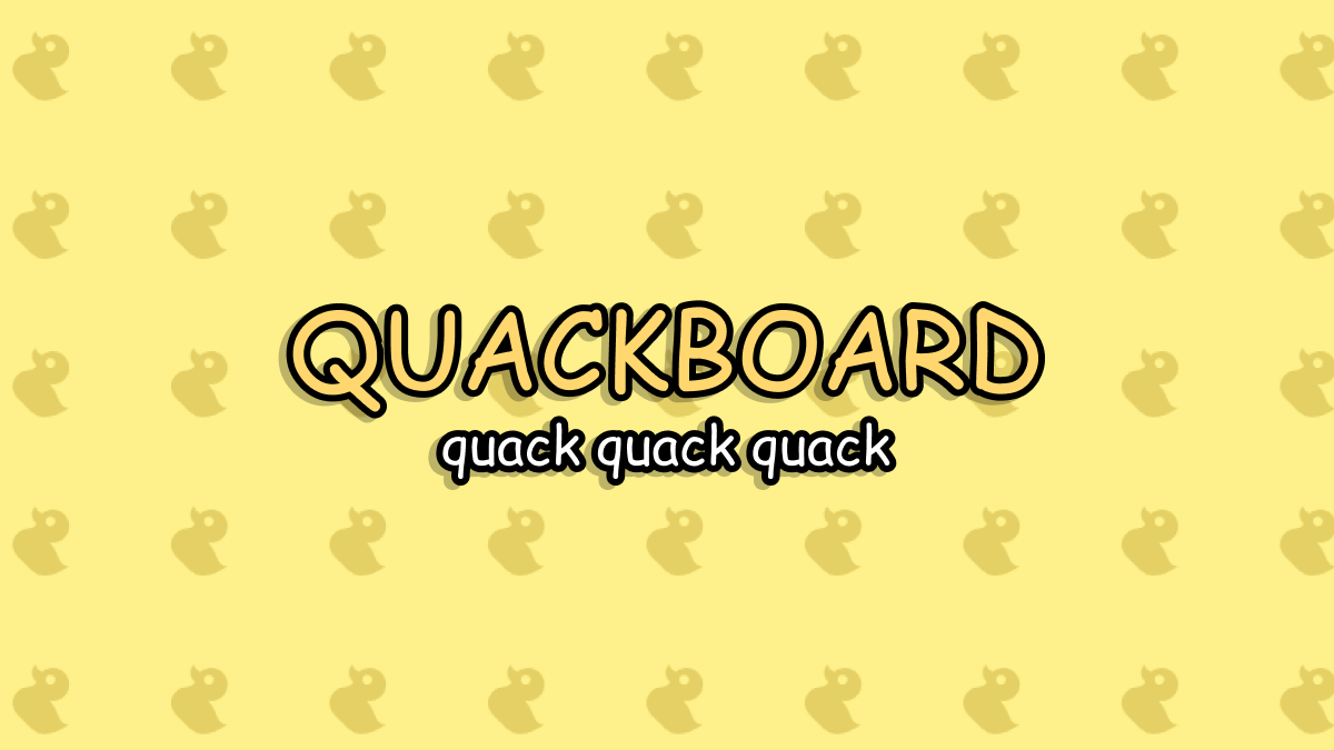 quackboard