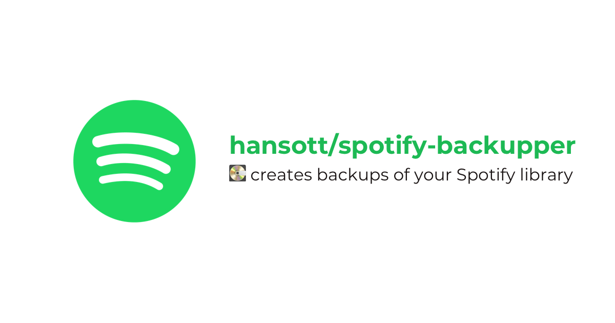 spotify-backupper