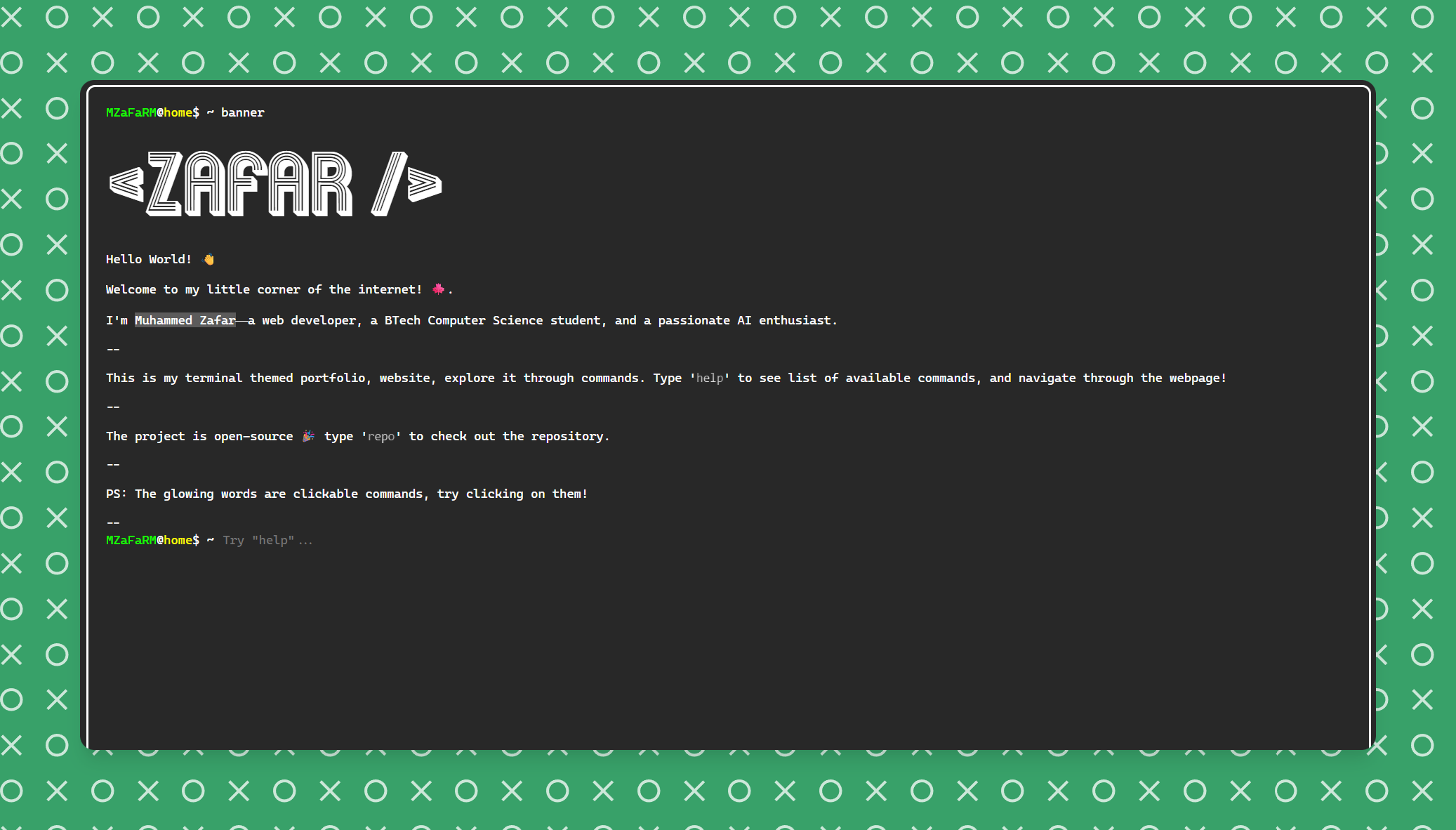 GitHub - MZaFaRM/portfolio: My portfolio website.