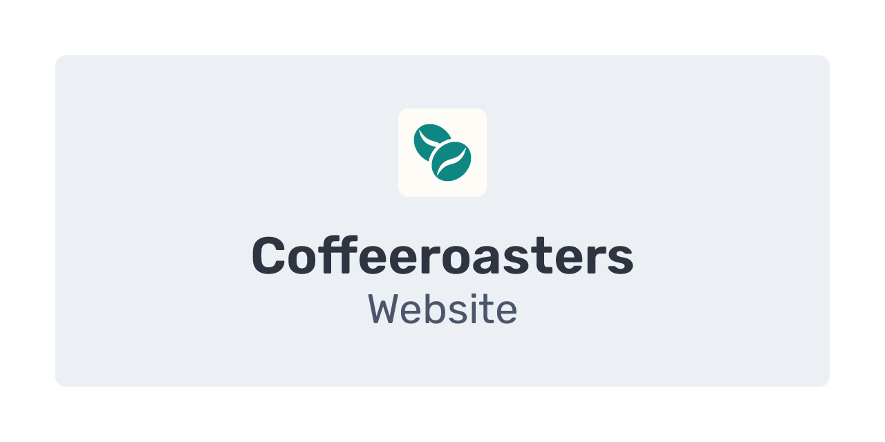 GitHub roremdev/Coffeeroasterswebsite site for Coffee Lovers