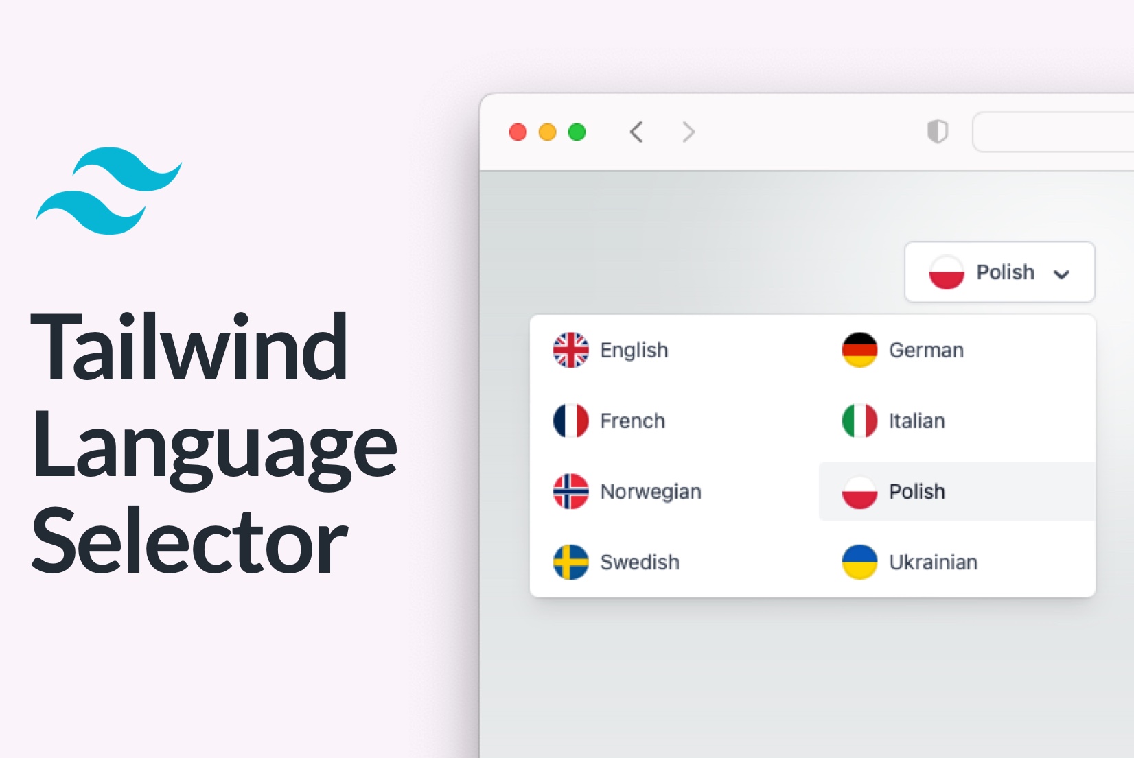 html language selector