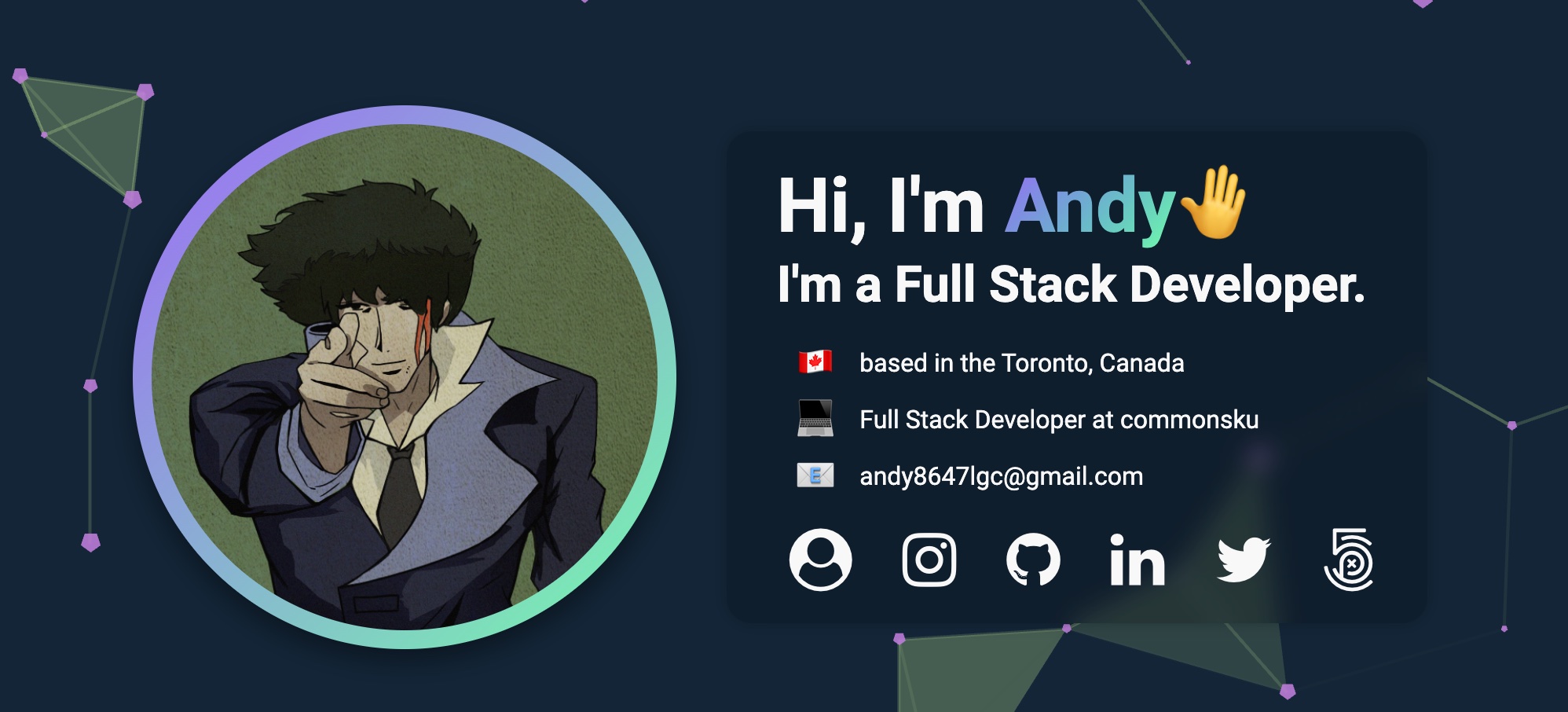 GitHub Andy8647 react portfolio template A Modern And Responsive