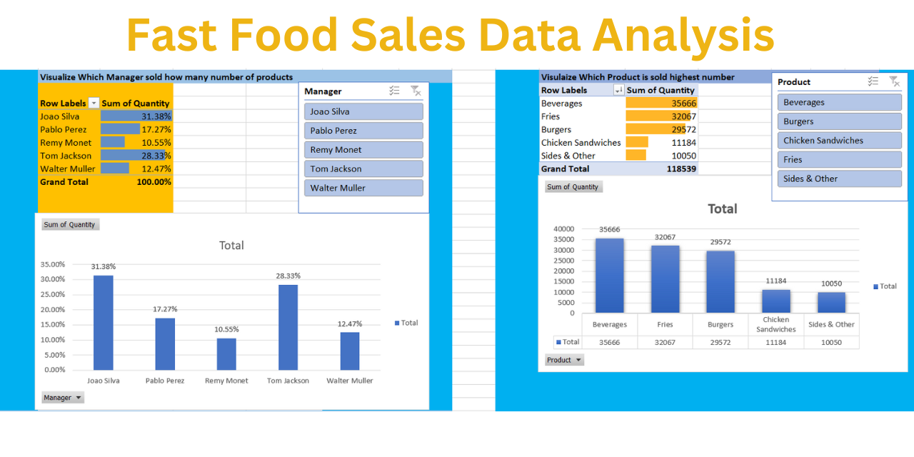 GitHub - samujjalp/Fast-Food-Sales-Analysis-Using-Excel: Created two ...