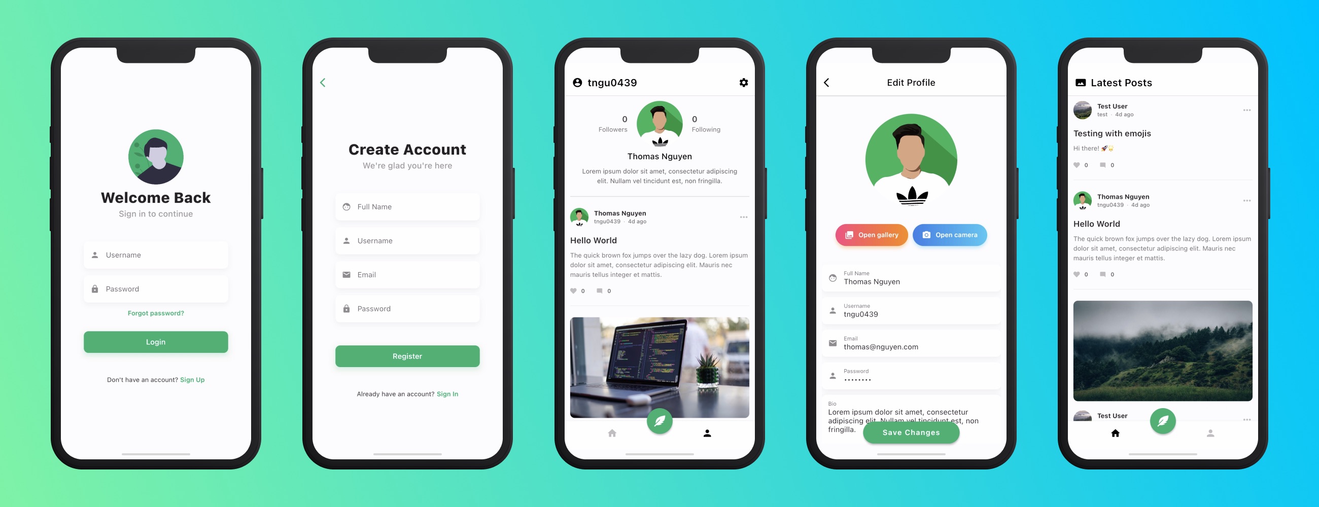 GitHub - tthn0/Social-Media-App: A simple, modern, and elegant mobile ...