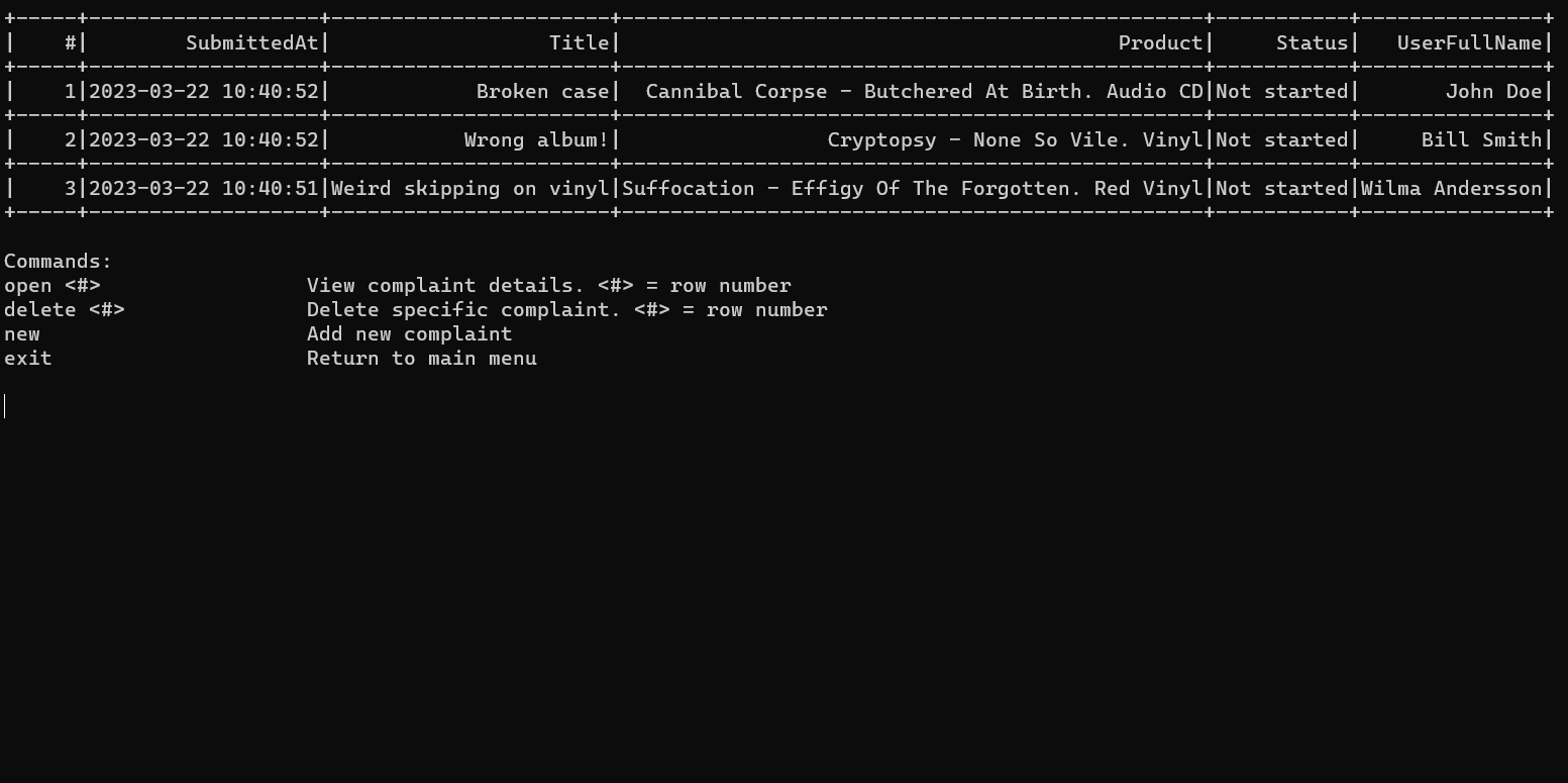 Github Viggovalfridsson Complainttracker