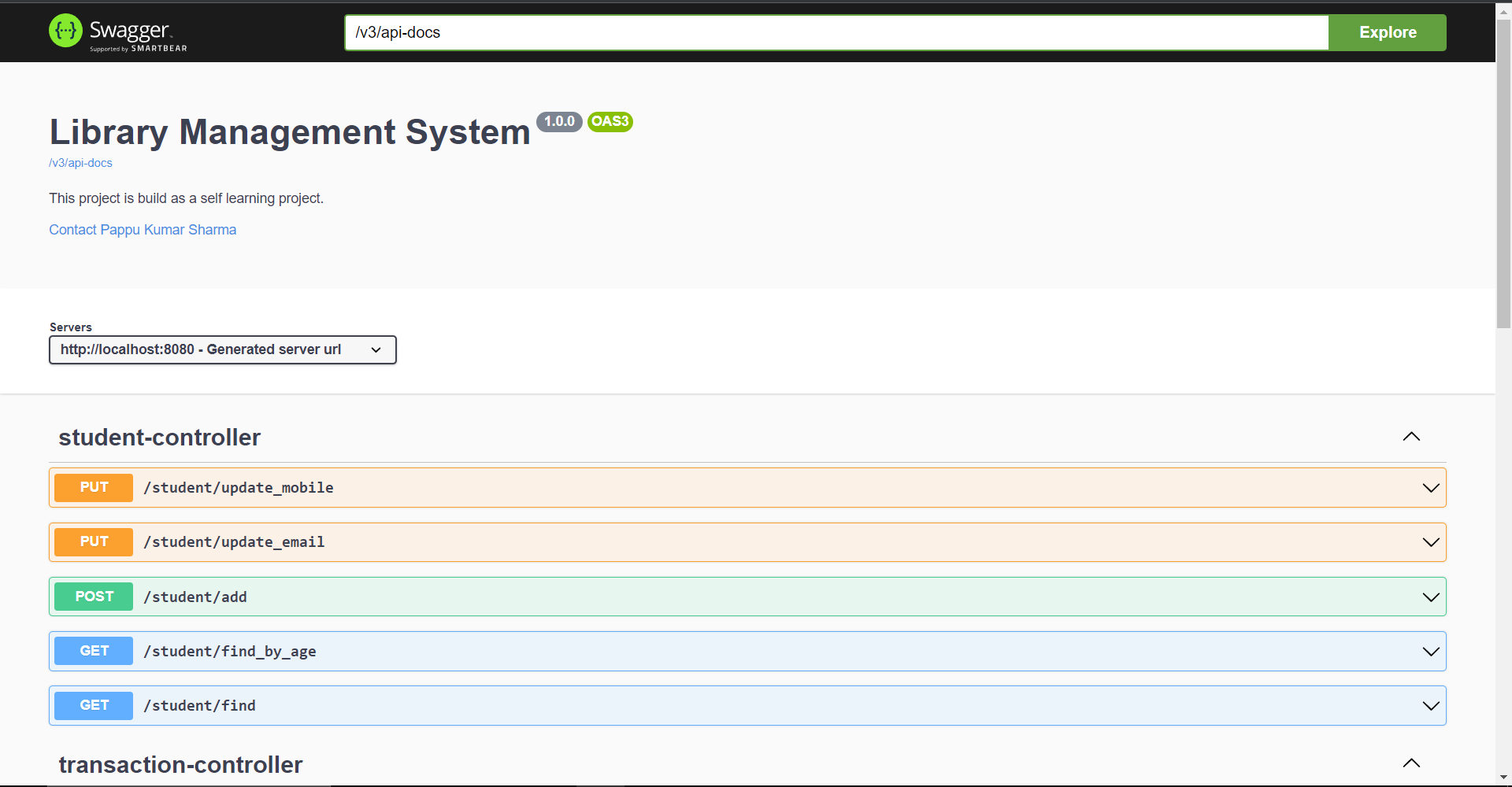 GitHub - pappukr3631/Library-Management-System: Self learning project.