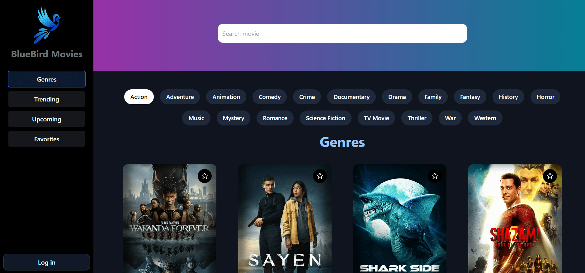 FREE Anime movies website home page HTML template + tutorial