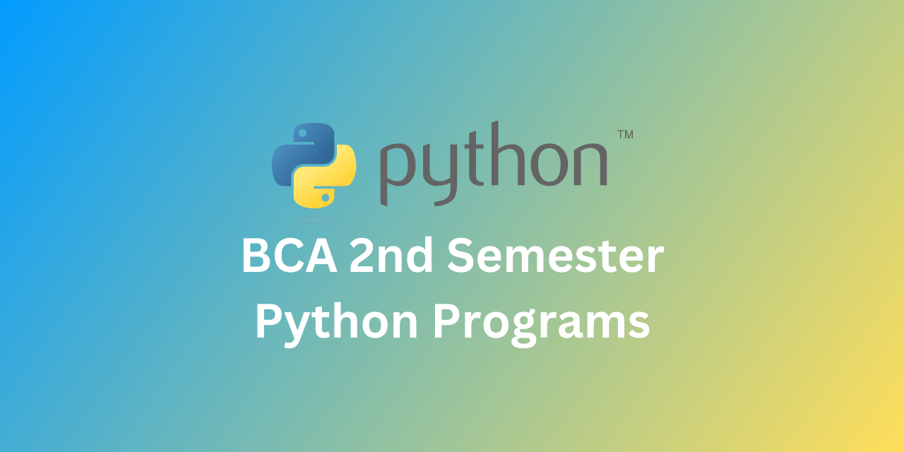 bca-2nd-sem-python