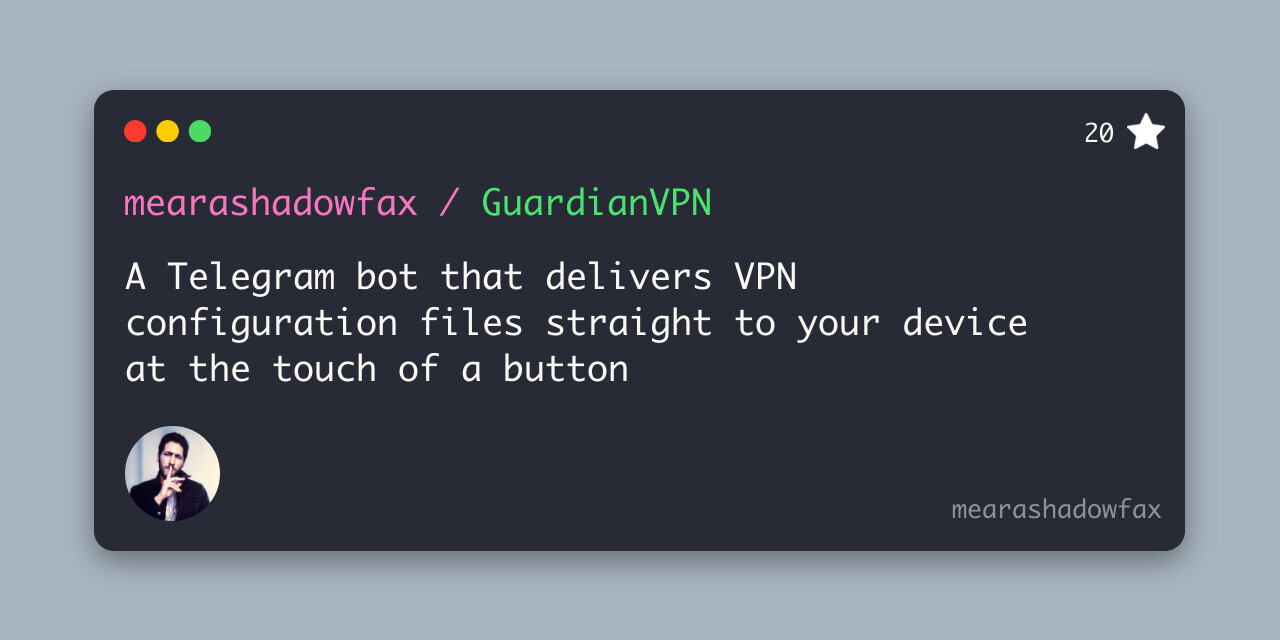 mearashadowfax/GuardianVPN
