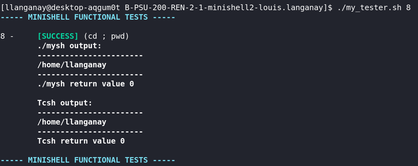 GitHub - LouisLanganay/42sh-tester: A shell tester for 42sh, minishell2 ...