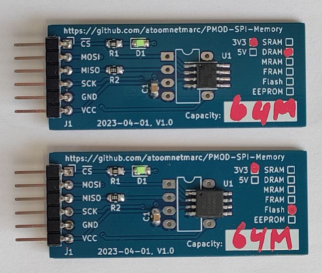 PMOD-SPI-Memory