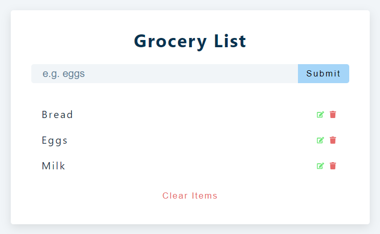 GitHub - leahharrison/grocery-list