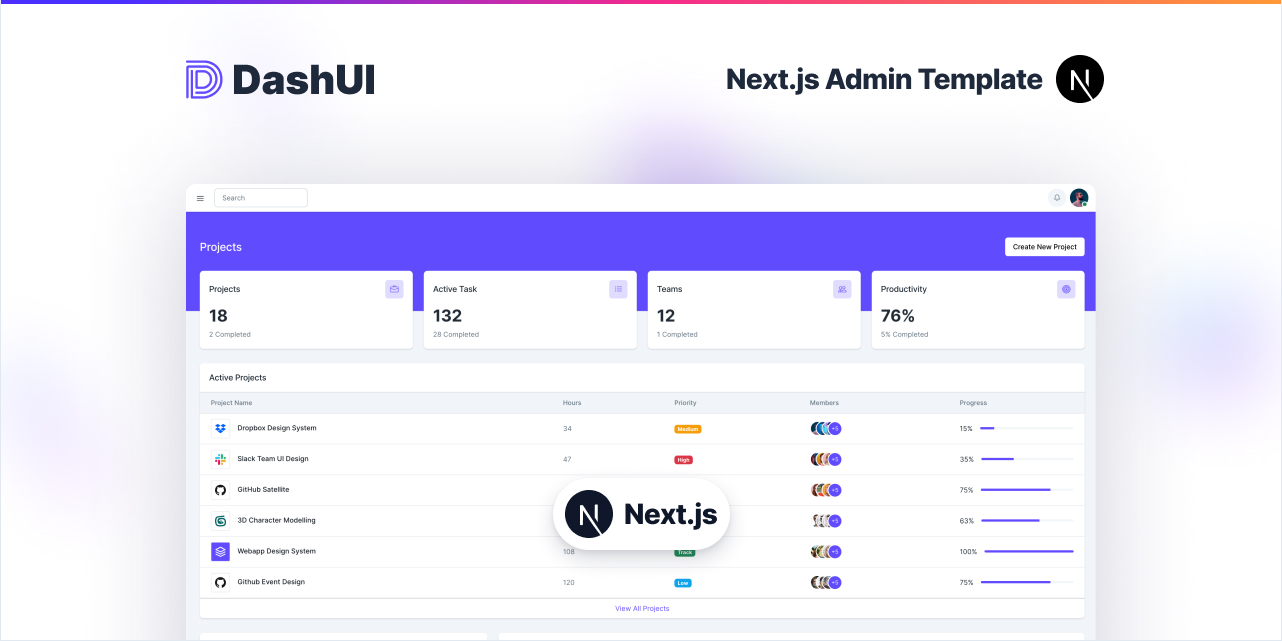 GitHub Codescandy dashui free nextjs admin template Dashui Free 