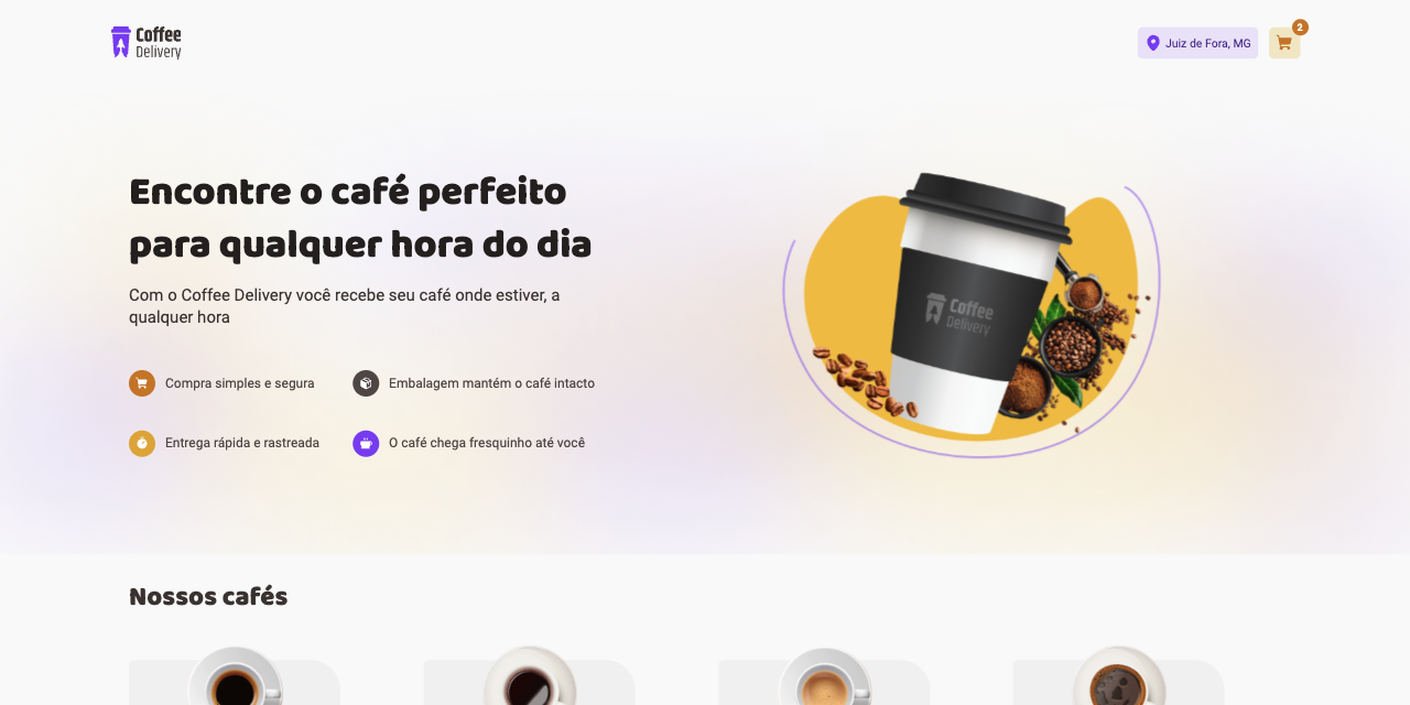 GitHub KrisMazzini/coffeedelivery For the coffee lovers! Stay cozy