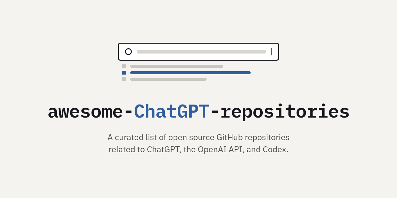 awesome-ChatGPT-repositories