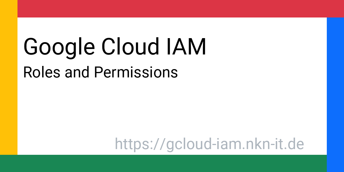 google-cloud-iam