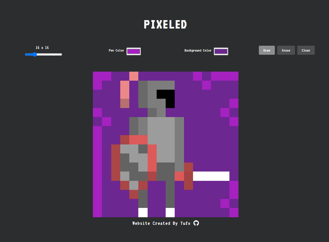 GitHub - ExploreWithCode/pixel-art: HTML-based pixel art