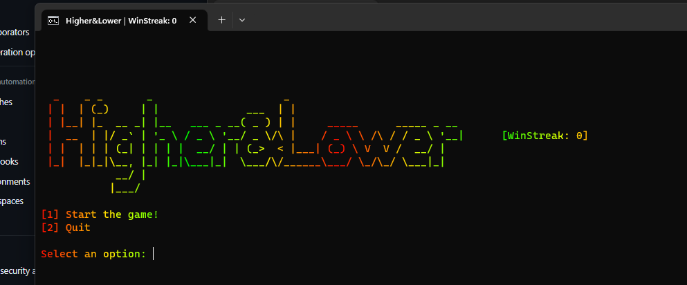 GitHub - borgox/Higher-Lower-Game: A simple Higher&Lower Game where you ...
