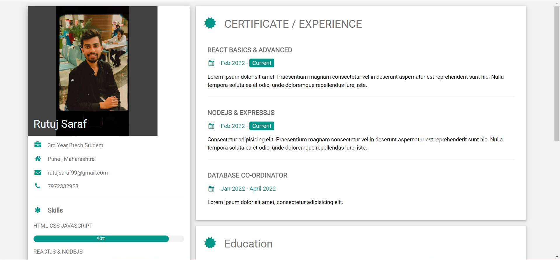 GitHub - Rutujsaraf09/Biodata: Created a simple biodata of mine .. by ...
