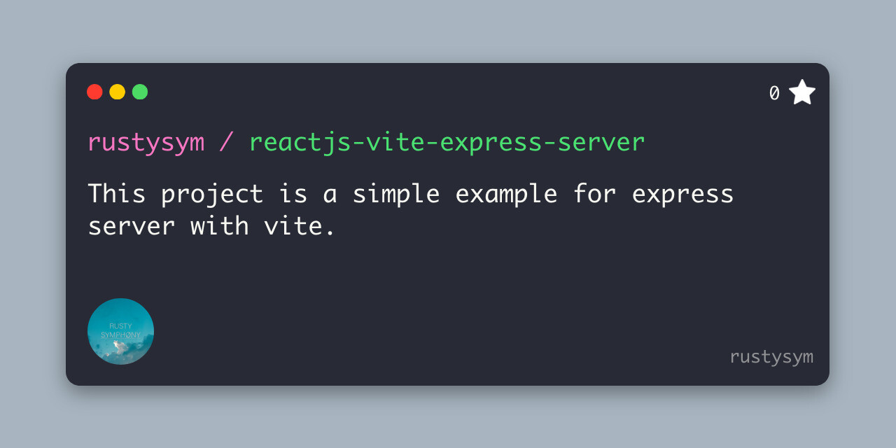 reactjs-vite-express-server