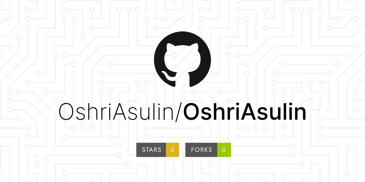 Github Oshriasulin Oshriasulin