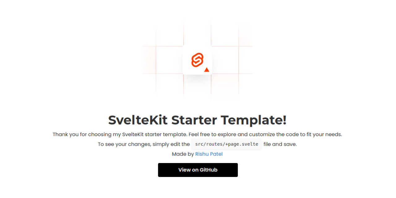 sveltekit-starter-base-template Svelte Themes