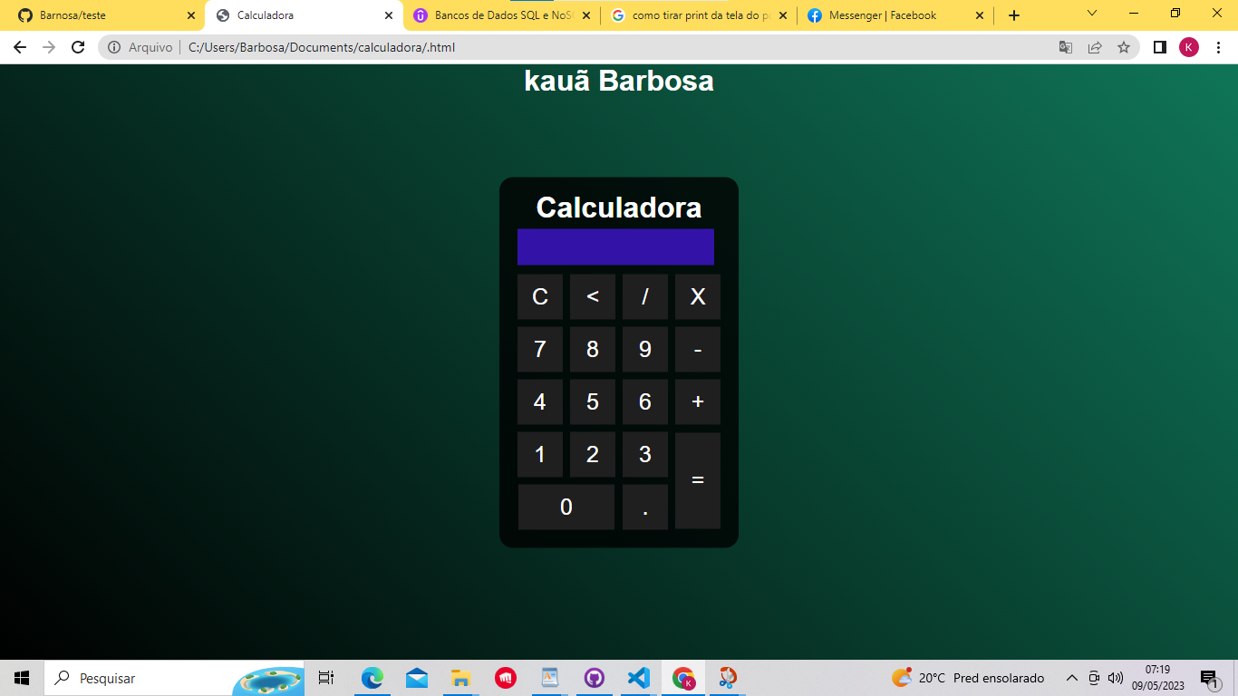 GitHub - Barnosa/Calculadora- · GitHub