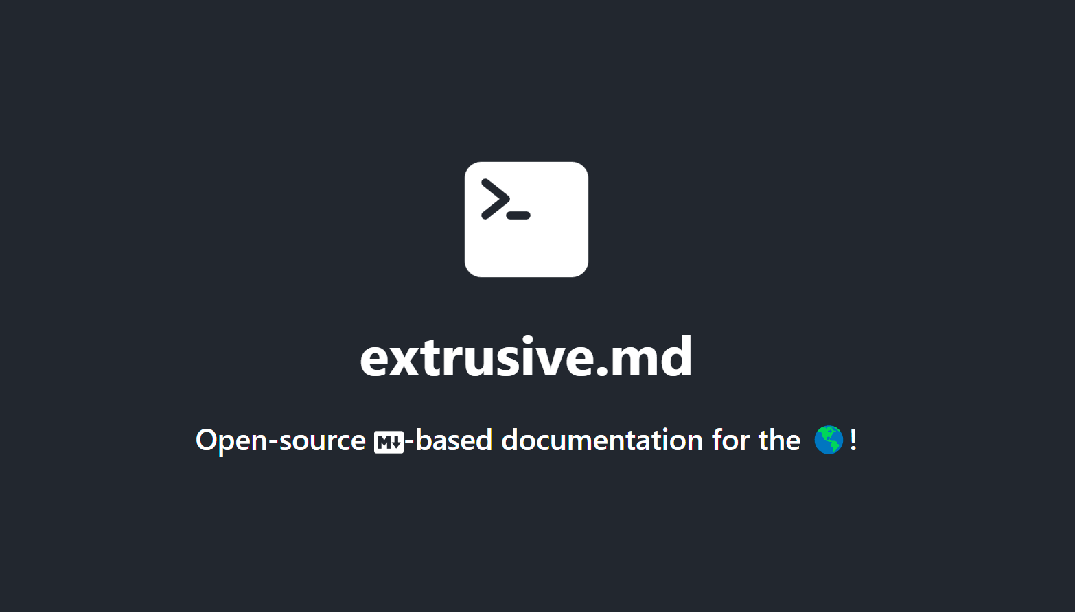 GitHub - NotTimTam/extrusive-docs: Documentation for extrusive.md ...