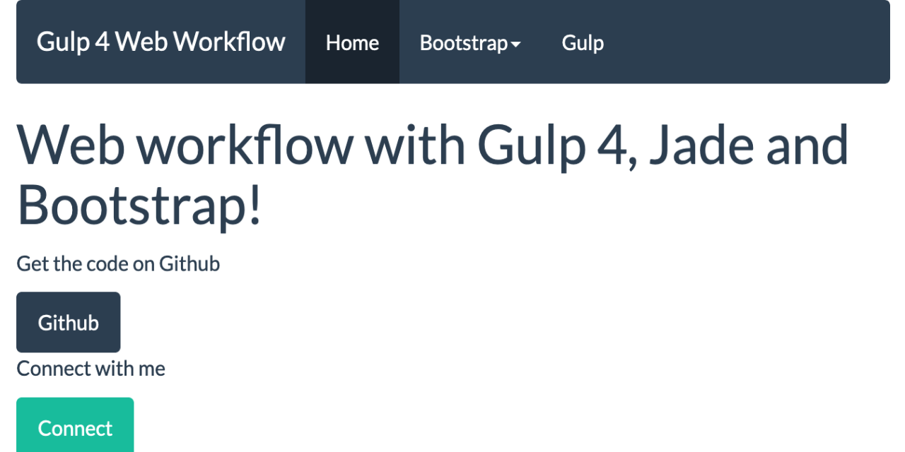 gulp-4-web-workflow-with-pug-and-bootstrap